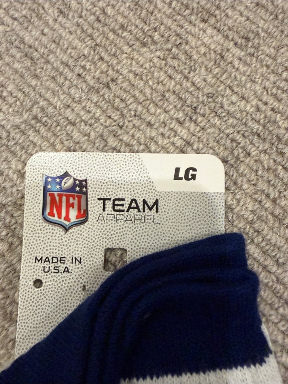 NFL Tennessee Titans Navy, Red & Light Blue Crew Socks- Size Large - Picture 6 of 6